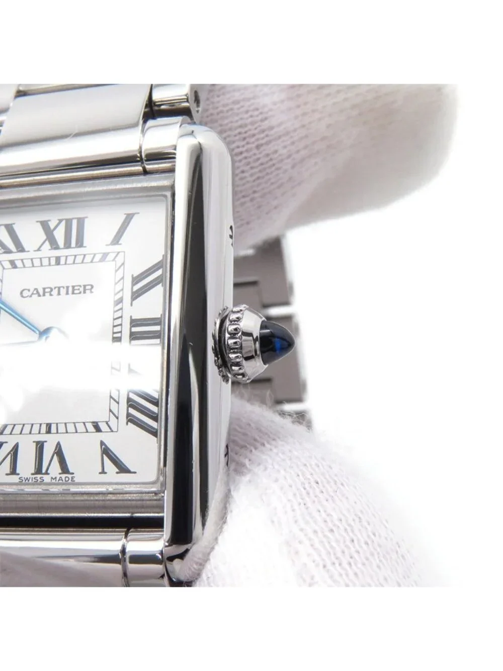 Cartier Tank Must SM Watch Silver Dial Quartz